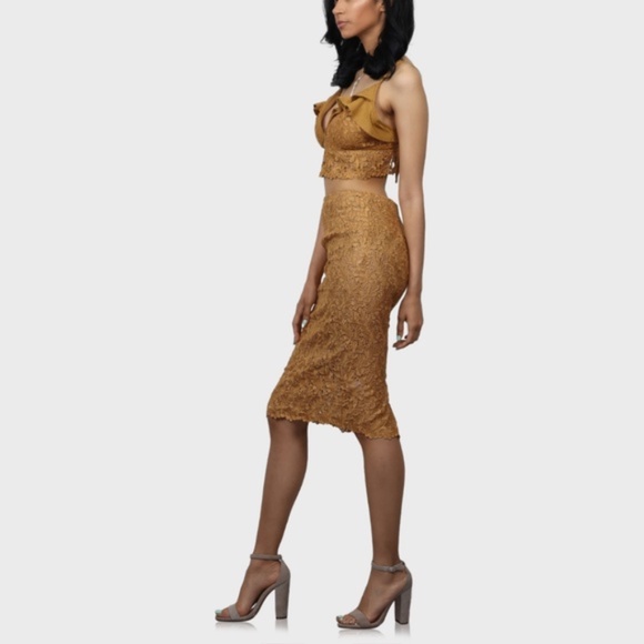Lace Skirt Set Marigold - Picture 2 of 3